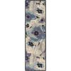 Martha Stewart x SAFAVIEH Area Rug Collection – 4′ x 6′, Red, Handmade Wool, Ideal for Living Room, Foyer, Bedroom, Accent Space (MSR4872A)(Blue)