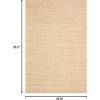 Martha Stewart x SAFAVIEH Area Rug Collection – 4′ x 6′, Red, Sisal & Jute, Farmhouse Style, Ideal for Living Room, Foyer, Bedroom, Accent Space (MSR9501Q)(Beige/Ivory)