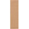 Martha Stewart x SAFAVIEH Area Rug Collection – 4′ x 6′, Red, Sisal & Jute, Farmhouse Style, Ideal for Living Room, Foyer, Bedroom, Accent Space (MSR9501Q)(Beige)