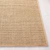 Martha Stewart x SAFAVIEH Area Rug Collection – 4′ x 6′, Red, Sisal & Jute, Farmhouse Style, Ideal for Living Room, Foyer, Bedroom, Accent Space (MSR9501Q)(Beige)