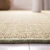 Martha Stewart x SAFAVIEH Area Rug Collection – 4′ x 6′, Red, Sisal & Jute, Farmhouse Style, Ideal for Living Room, Foyer, Bedroom, Accent Space (MSR9501Q)(Green)