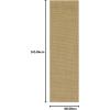 Martha Stewart x SAFAVIEH Area Rug Collection – 4′ x 6′, Red, Sisal & Jute, Farmhouse Style, Ideal for Living Room, Foyer, Bedroom, Accent Space (MSR9501Q)(Green)