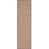 Martha Stewart x SAFAVIEH Area Rug Collection – 4′ x 6′, Red, Sisal & Jute, Farmhouse Style, Ideal for Living Room, Foyer, Bedroom, Accent Space (MSR9501Q)(Light Brown)