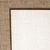 Martha Stewart x SAFAVIEH Area Rug Collection – 4′ x 6′, Red, Sisal & Jute, Farmhouse Style, Ideal for Living Room, Foyer, Bedroom, Accent Space (MSR9501Q)(Light Brown)
