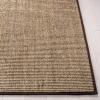 Martha Stewart x SAFAVIEH Area Rug Collection – 4′ x 6′, Red, Sisal & Jute, Farmhouse Style, Ideal for Living Room, Foyer, Bedroom, Accent Space (MSR9501Q)(Light Brown)
