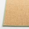 Martha Stewart x SAFAVIEH Area Rug Collection – 4′ x 6′, Red, Sisal & Jute, Farmhouse Style, Ideal for Living Room, Foyer, Bedroom, Accent Space (MSR9501Q)(Natural/Green)