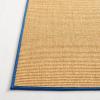 Martha Stewart x SAFAVIEH Area Rug Collection – 4′ x 6′, Red, Sisal & Jute, Farmhouse Style, Ideal for Living Room, Foyer, Bedroom, Accent Space (MSR9501Q)(Natural/Navy)