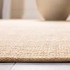 Martha Stewart x SAFAVIEH Area Rug Collection – 4′ x 6′, Red, Sisal & Jute, Farmhouse Style, Ideal for Living Room, Foyer, Bedroom, Accent Space (MSR9501Q)(Natural)