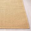 Martha Stewart x SAFAVIEH Area Rug Collection – 4′ x 6′, Red, Sisal & Jute, Farmhouse Style, Ideal for Living Room, Foyer, Bedroom, Accent Space (MSR9501Q)(Natural)