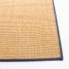 Martha Stewart x SAFAVIEH Area Rug Collection – 4′ x 6′, Red, Sisal & Jute, Farmhouse Style, Ideal for Living Room, Foyer, Bedroom, Accent Space (MSR9501Q)(Natural/Grey)