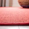 Martha Stewart x SAFAVIEH Area Rug Collection – 4′ x 6′, Red, Sisal & Jute, Farmhouse Style, Ideal for Living Room, Foyer, Bedroom, Accent Space (MSR9501Q)(Red)