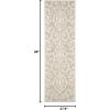 Martha Stewart x SAFAVIEH Area Rug Collection – 4′ x 6′, Whetstone Grey, Handmade Wool, Marais Scroll Design, Ideal for Living Room, Foyer, Bedroom, Accent Space (MSR4324A)(Whetstone Grey)