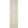 Martha Stewart x SAFAVIEH Area Rug Collection – 4′ x 6′, Whetstone Grey, Handmade Wool, Marais Scroll Design, Ideal for Living Room, Foyer, Bedroom, Accent Space (MSR4324A)(Whetstone Grey)