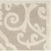 Martha Stewart x SAFAVIEH Area Rug Collection – 4′ x 6′, Whetstone Grey, Handmade Wool, Marais Scroll Design, Ideal for Living Room, Foyer, Bedroom, Accent Space (MSR4324A)(Fledgling)