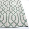 Martha Stewart x SAFAVIEH Area Rug Collection – 5′ x 7′, Green & Ivory, Cotton, Ideal for Living Room, Bedroom, Office, Dining Space (MSR421Y)(Green/Ivory)