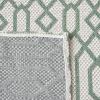Martha Stewart x SAFAVIEH Area Rug Collection – 5′ x 7′, Green & Ivory, Cotton, Ideal for Living Room, Bedroom, Office, Dining Space (MSR421Y)(Green/Ivory)