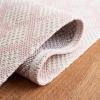 Martha Stewart x SAFAVIEH Area Rug Collection – 5′ x 7′, Green & Ivory, Cotton, Ideal for Living Room, Bedroom, Office, Dining Space (MSR421Y)(Pink/Ivory)