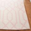 Martha Stewart x SAFAVIEH Area Rug Collection – 5′ x 7′, Green & Ivory, Cotton, Ideal for Living Room, Bedroom, Office, Dining Space (MSR421Y)(Pink/Ivory)