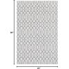 Martha Stewart x SAFAVIEH Area Rug Collection – 5′ x 7′, Green & Ivory, Cotton, Ideal for Living Room, Bedroom, Office, Dining Space (MSR421Y)(Silver/Grey)