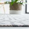 Martha Stewart x SAFAVIEH Area Rug Collection – 5′ x 7′, Green & Ivory, Cotton, Ideal for Living Room, Bedroom, Office, Dining Space (MSR421Y)(Silver/Grey)