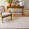 Martha Stewart x SAFAVIEH Area Rug Collection – 5′ x 7′, Green & Ivory, Cotton, Ideal for Living Room, Bedroom, Office, Dining Space (MSR421Y)(Taupe/Cream)