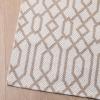 Martha Stewart x SAFAVIEH Area Rug Collection – 5′ x 7′, Green & Ivory, Cotton, Ideal for Living Room, Bedroom, Office, Dining Space (MSR421Y)(Taupe/Cream)