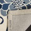 Martha Stewart x SAFAVIEH Area Rug Collection – 5′ x 8′, Azurite, Handmade Wool, Ideal for Living Room, Bedroom, Office, Dining Space (MSR4732A)(Azurite)