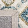 Martha Stewart x SAFAVIEH Area Rug Collection – 5′ x 8′, Blue & Ivory, Handmade Wool, Ideal for Living Room, Bedroom, Office, Dining Space (MSR4652M)(Blue/Ivory)