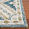 Martha Stewart x SAFAVIEH Area Rug Collection – 5′ x 8′, Blue & Ivory, Handmade Wool, Ideal for Living Room, Bedroom, Office, Dining Space (MSR4652M)(Blue/Ivory)