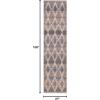 Martha Stewart x SAFAVIEH Area Rug Collection – 5′ x 8′, Blue & Ivory, Handmade Wool, Ideal for Living Room, Bedroom, Office, Dining Space (MSR4652M)(Brown/Grey)
