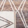 Martha Stewart x SAFAVIEH Area Rug Collection – 5′ x 8′, Blue & Ivory, Handmade Wool, Ideal for Living Room, Bedroom, Office, Dining Space (MSR4652M)(Brown/Grey)
