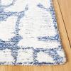 Martha Stewart x SAFAVIEH Area Rug Collection – 5′ x 8′, Charcoal & Ivory, Handmade Wool, Ideal for Living Room, Bedroom, Office, Dining Space (MSR4533H)(Blue/Ivory)