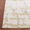 Martha Stewart x SAFAVIEH Area Rug Collection – 5′ x 8′, Charcoal & Ivory, Handmade Wool, Ideal for Living Room, Bedroom, Office, Dining Space (MSR4533H)(Gold/Ivory)