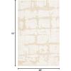 Martha Stewart x SAFAVIEH Area Rug Collection – 5′ x 8′, Charcoal & Ivory, Handmade Wool, Ideal for Living Room, Bedroom, Office, Dining Space (MSR4533H)(Gold/Ivory)