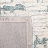 Martha Stewart x SAFAVIEH Area Rug Collection – 5′ x 8′, Charcoal & Ivory, Handmade Wool, Ideal for Living Room, Bedroom, Office, Dining Space (MSR4533H)(Teal/Ivory)