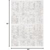 Martha Stewart x SAFAVIEH Area Rug Collection – 5′ x 8′, Ivory & Beige, Non-Shedding & Easy Cleaning, Ideal for Living Room, Bedroom, Office, Dining Space (MSR8979A)(Ivory/Beige)