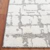 Martha Stewart x SAFAVIEH Area Rug Collection – 5′ x 8′, Light Grey & Ivory, Handmade Wool, Ideal for Living Room, Bedroom, Office, Dining Space (MSR4533F)