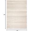 Martha Stewart x SAFAVIEH Area Rug Collection – 5’1″ x 7’6″, Light Grey & White, Non-Shedding & Easy Cleaning, Ideal for Living Room, Bedroom, Office, Dining Space (MSR0787F)