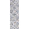 Martha Stewart x SAFAVIEH Area Rug Collection – 5’3″ x 7’7″, Ivory & Turquoise Blue, Non-Shedding & Easy Cleaning, Ideal for Living Room, Bedroom, Office, Dining Space (MSR0957A)(Silver/Ivory)