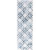 Martha Stewart x SAFAVIEH Area Rug Collection – 5’3″ x 7’7″, Ivory & Turquoise Blue, Non-Shedding & Easy Cleaning, Ideal for Living Room, Bedroom, Office, Dining Space (MSR0957A)(Ivory/Turquoise)