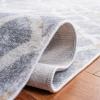 Martha Stewart x SAFAVIEH Area Rug Collection – 5’3″ x 7’7″, Ivory & Turquoise Blue, Non-Shedding & Easy Cleaning, Ideal for Living Room, Bedroom, Office, Dining Space (MSR0957A)(Silver/Ivory)