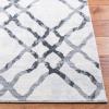 Martha Stewart x SAFAVIEH Area Rug Collection – 5’3″ x 7’7″, Ivory & Turquoise Blue, Non-Shedding & Easy Cleaning, Ideal for Living Room, Bedroom, Office, Dining Space (MSR0957A)(Ivory/Grey)