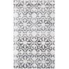 Martha Stewart x SAFAVIEH Area Rug Collection – 5’3″ x 7’7″, Navy & Ivory, Non-Shedding & Easy Cleaning, Ideal for Living Room, Bedroom, Office, Dining Space (MSR0956N)(Grey/Ivory)