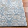 Martha Stewart x SAFAVIEH Area Rug Collection – 5’3″ x 7’7″, Silver & Ivory, Non-Shedding & Easy Cleaning, Ideal for Living Room, Bedroom, Office, Dining Space (MSR0958G)(Denim Blue/Ivory)