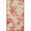 Martha Stewart x SAFAVIEH Area Rug Collection – 6′ Round, Cornucopia Beige, Handmade Wool & Viscose, Ideal for Living Room, Bedroom, Office, Dining Space (MSR3625C)(Cayenne Red)