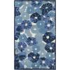 Martha Stewart x SAFAVIEH Area Rug Collection – 6′ Round, Cornucopia Beige, Handmade Wool & Viscose, Ideal for Living Room, Bedroom, Office, Dining Space (MSR3625C)(Azurite Blue)