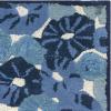 Martha Stewart x SAFAVIEH Area Rug Collection – 6′ Round, Cornucopia Beige, Handmade Wool & Viscose, Ideal for Living Room, Bedroom, Office, Dining Space (MSR3625C)(Azurite Blue)