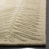 Martha Stewart x SAFAVIEH Area Rug Collection – 6′ Round, Oolong Tea Green, Handmade Wool & Viscose, Ideal for Living Room, Bedroom, Office, Dining Space (MSR3612B)(Oolong Tea Green)