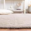 Martha Stewart x SAFAVIEH Area Rug Collection – 6′ Round, Oolong Tea Green, Handmade Wool & Viscose, Ideal for Living Room, Bedroom, Office, Dining Space (MSR3612B)(Chamois Beige)
