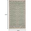 Martha Stewart x SAFAVIEH Area Rug Collection – 6′ Round, Oolong Tea Green, Handmade Wool & Viscose, Ideal for Living Room, Bedroom, Office, Dining Space (MSR3612B)(Blue Fir)